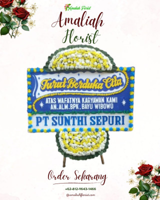 Papan Bunga Duka di Muncan