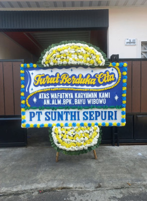 Papan Bunga Duka di Muncan